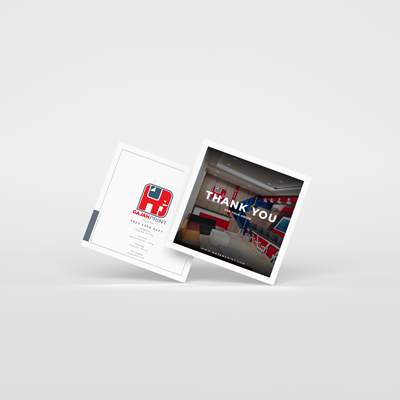 Thanks Card - 9x9 cm