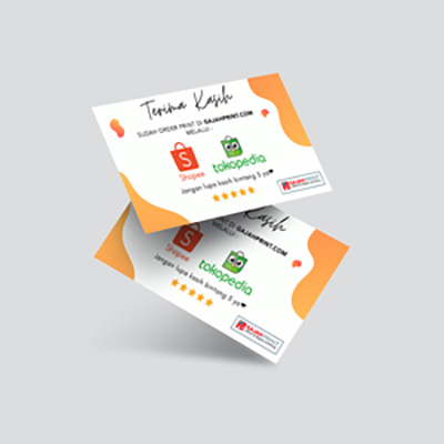 Thank You Cart - 9 x 5.5 cm